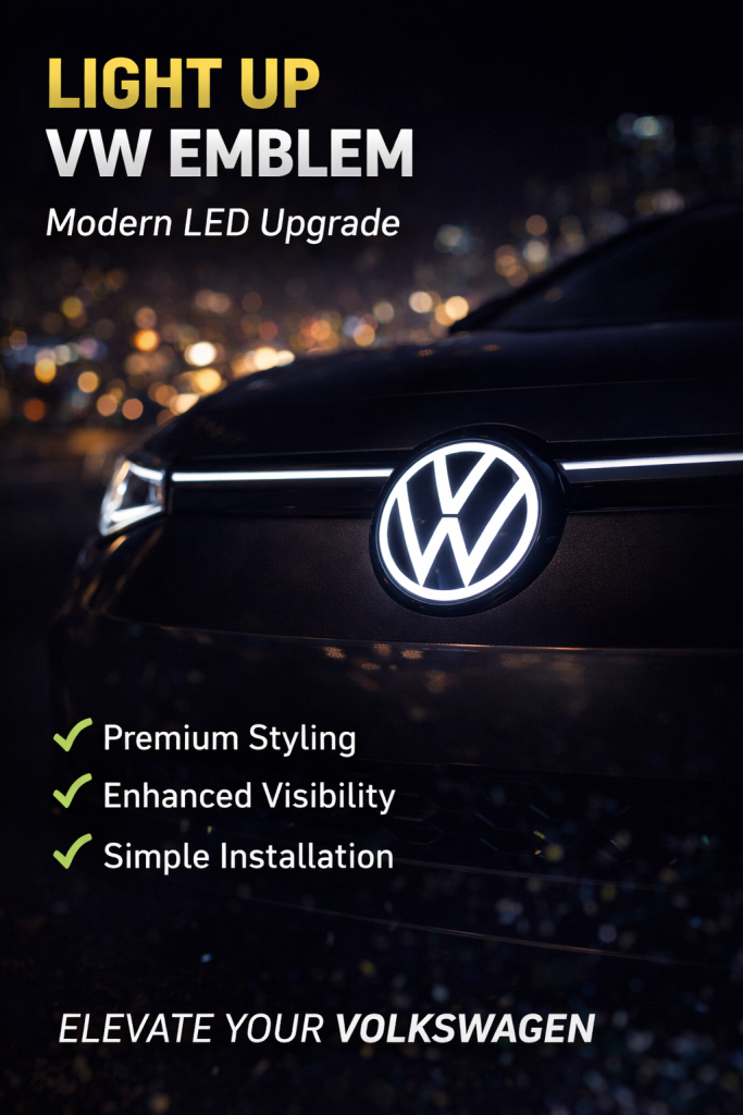 Light Up VW Emblem – A Premium LED Upgrade for Modern Volkswagen Styling
